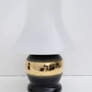 Mid-Century Modern Italian Murano Glass Mushroom Table Lamps, 1970s, Pair