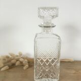 Moulded glass whisky decanter