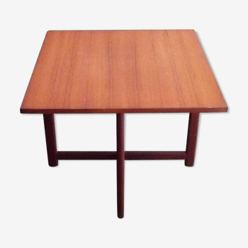 Table  danoise carrée en teck circa 1960