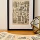 Lithographie gravure sur la miniature de 1922