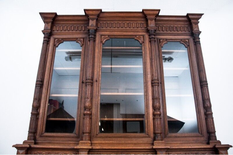 Library, France, around 1890.