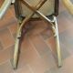 Curved wood bistro chair