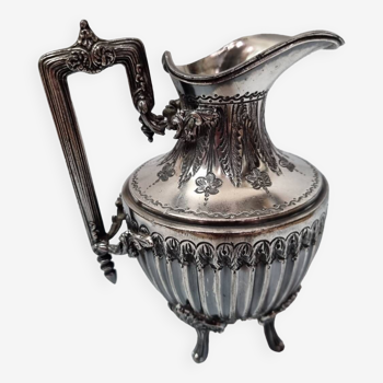 Late 19th century silver milk jug