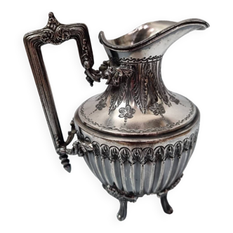 Late 19th century silver milk jug