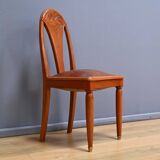 Set of 4 stained beech chairs, Art Deco – 1910
