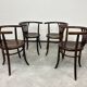 Set of 4 dining chairs by Thonet Debrecen