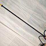 Yellow scoubidou floor lamp 1960