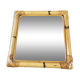Miroir en bambou et rotin