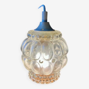 Vintage bubble glass pendant light