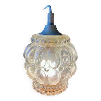 Vintage bubble glass pendant light