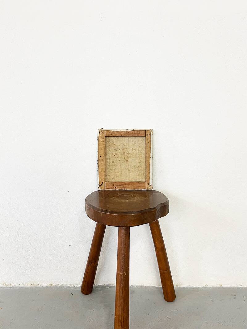 Painting "Riverside", oil on canvas