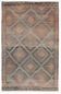 7x10 Blue Geometric Style Orientel Kilim Rug,