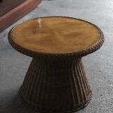 Side table, rattan, 1960s