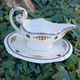 Large antique sauceboat from Gien