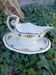 Large antique sauceboat from Gien