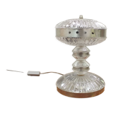 1970 Glass table lamp, Czechoslovakia