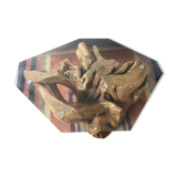 Olive tree stump coffee table