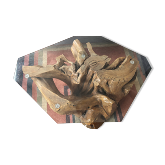 Olive tree stump coffee table