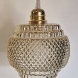 Amber diamond pendant light