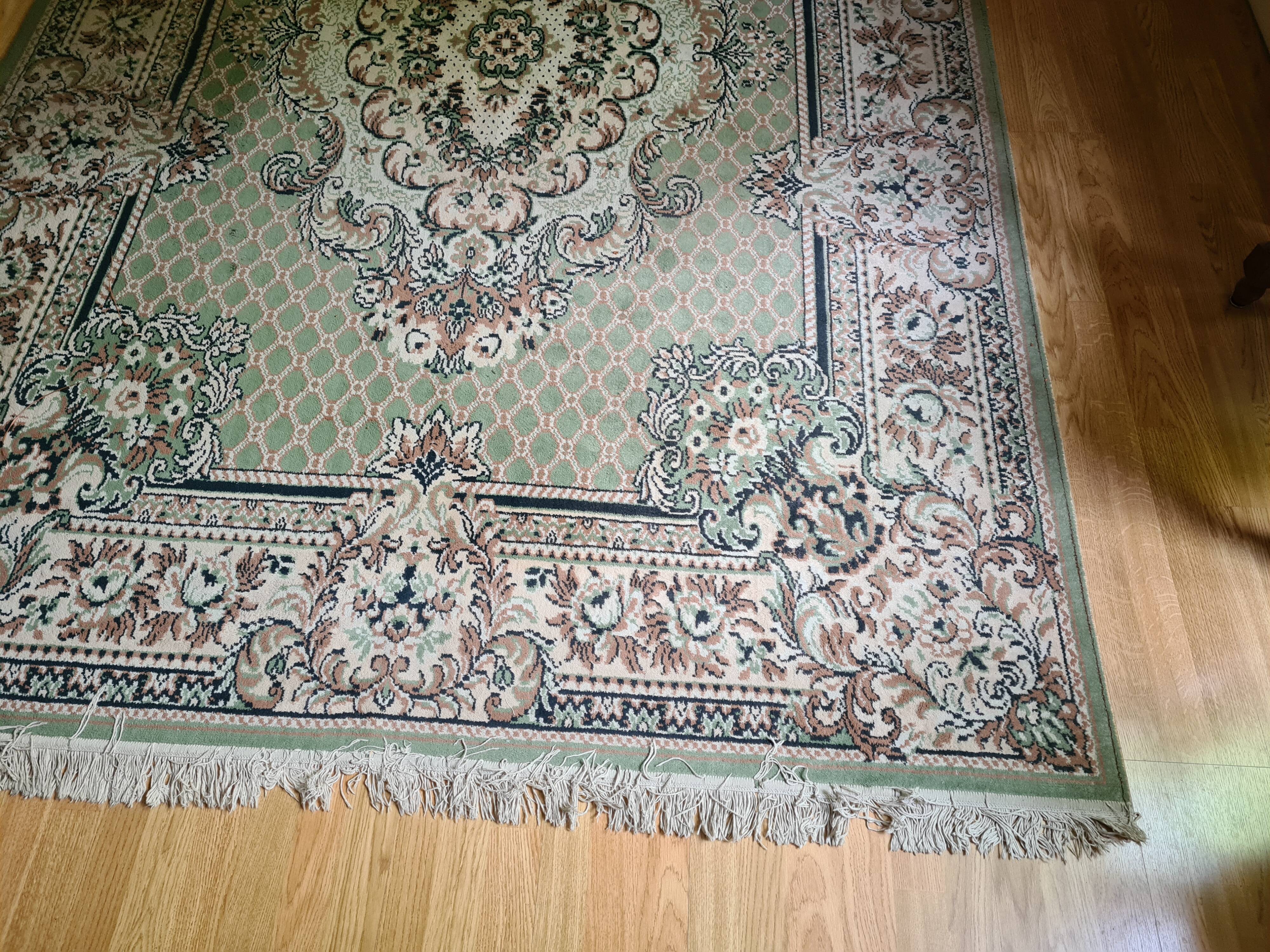 Vintage green carpet