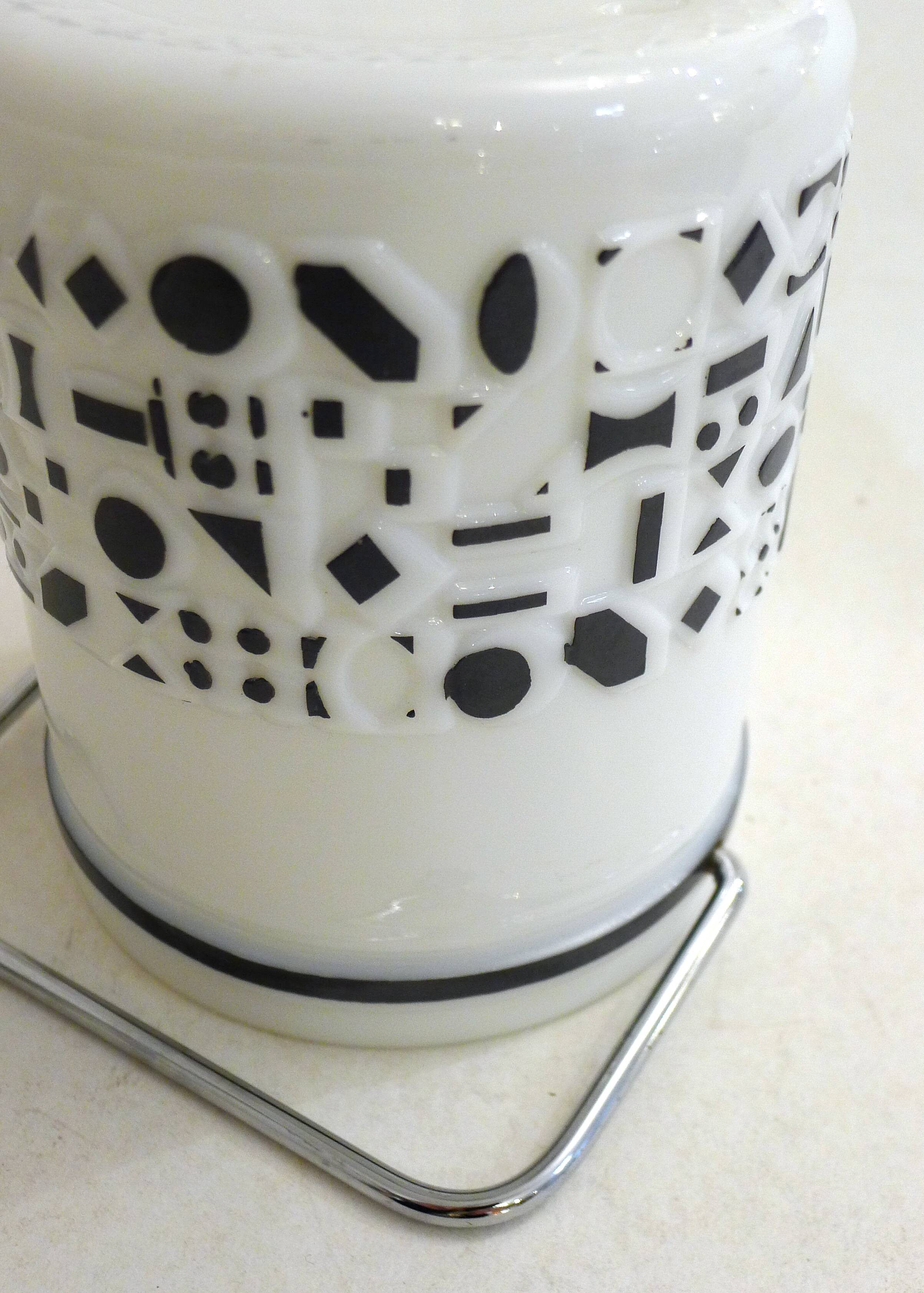 Opaline ice bucket 1960s