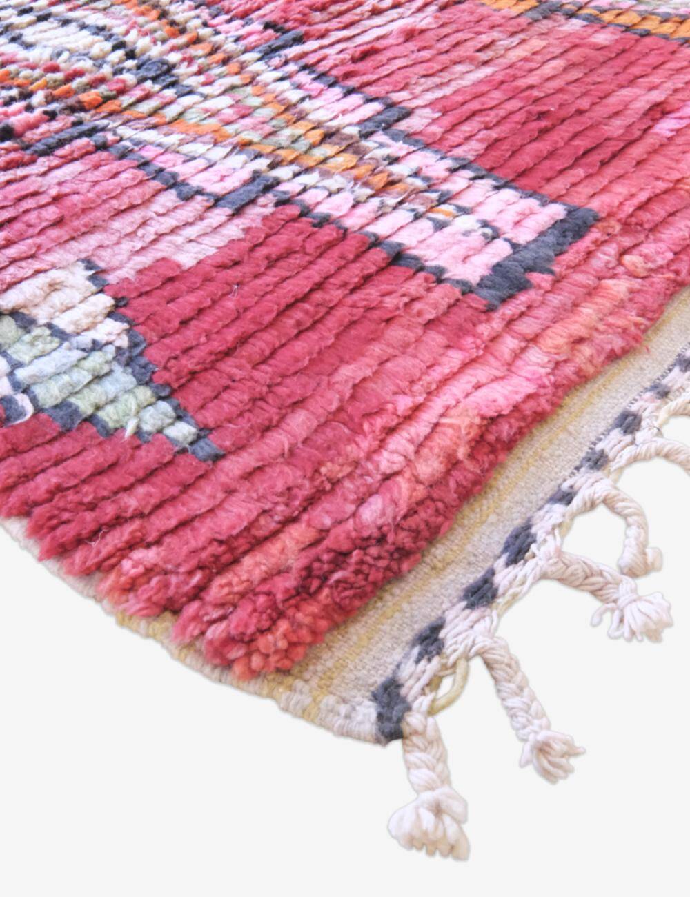 Tapis Boujad Rouge Berbère - 294 x 211 cm