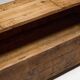 Table basse en chêne rustique vernaculaire, France, 20e siècle