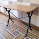 Table bistrot plateau bois