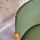 Chaise vintage vinyle vert