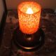 Vintage lampshade granite orange