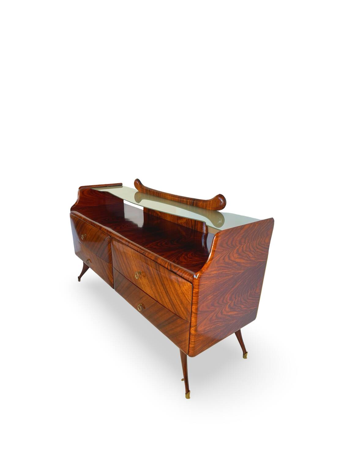 midcentury rosewood chest of drawers.