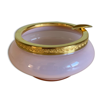 Vintage opaline glass ashtray