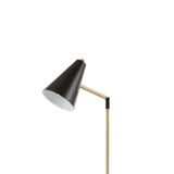 "touch" black metal lamp