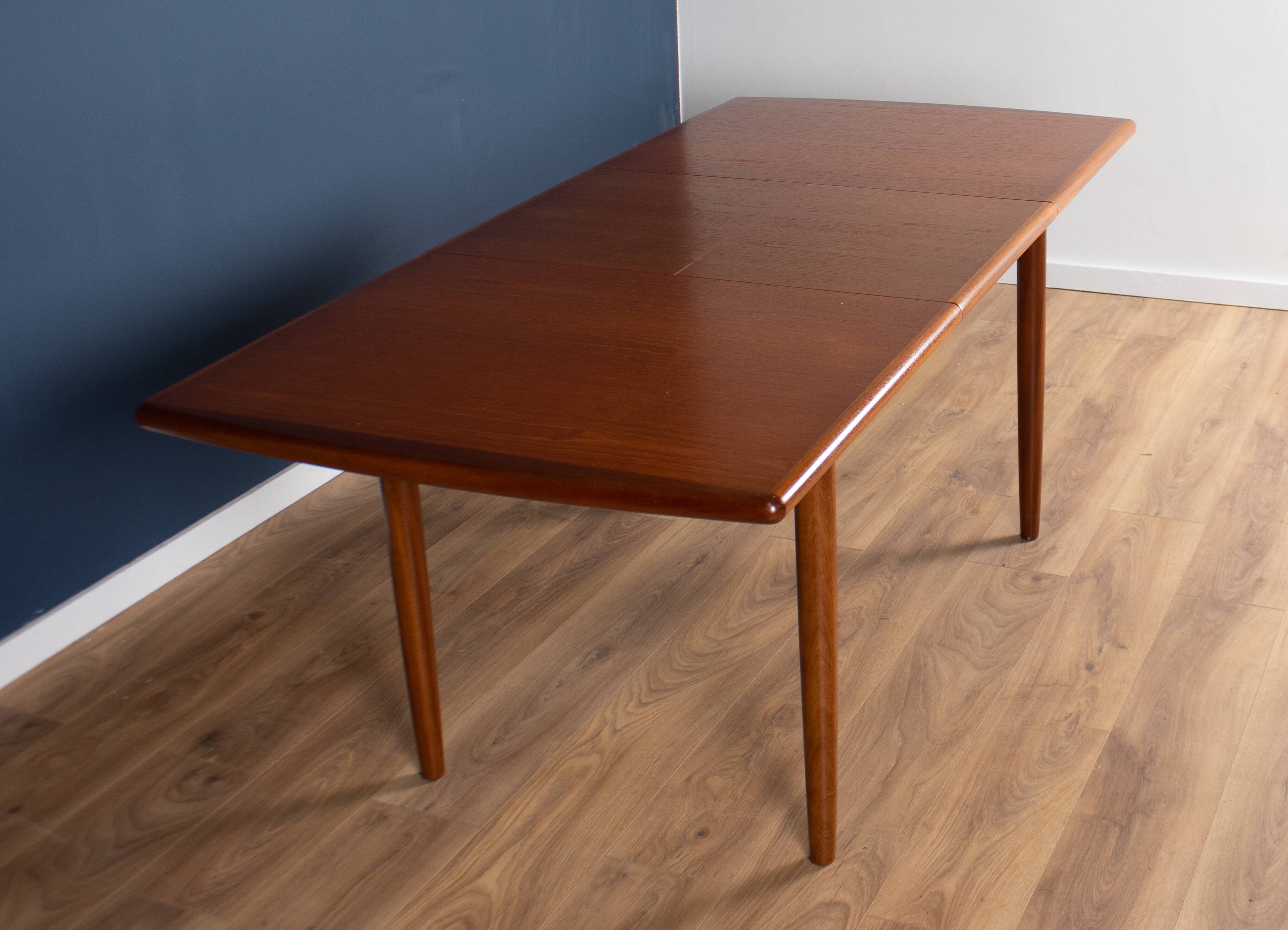 Retro Teak 1960s Meredew Dining Table & 4 Chairs Mid Century