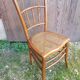 Old thonet style bistro chair turned wood + vintage cane seat