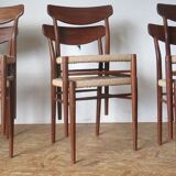 6 Lübke chairs
