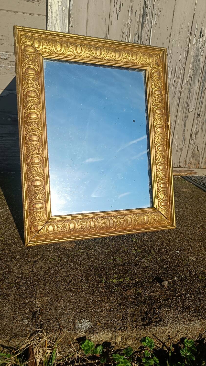Antique gilded mirror