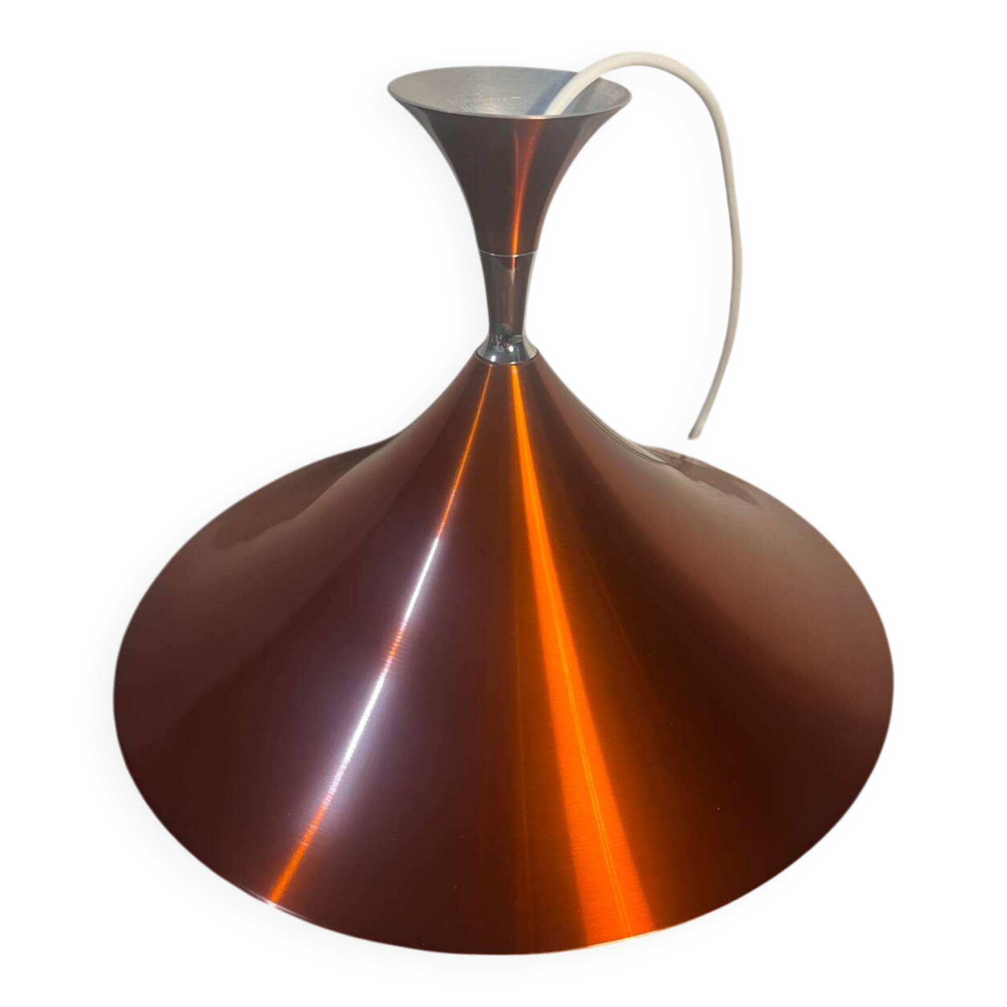 Metal pendant light, 1960s