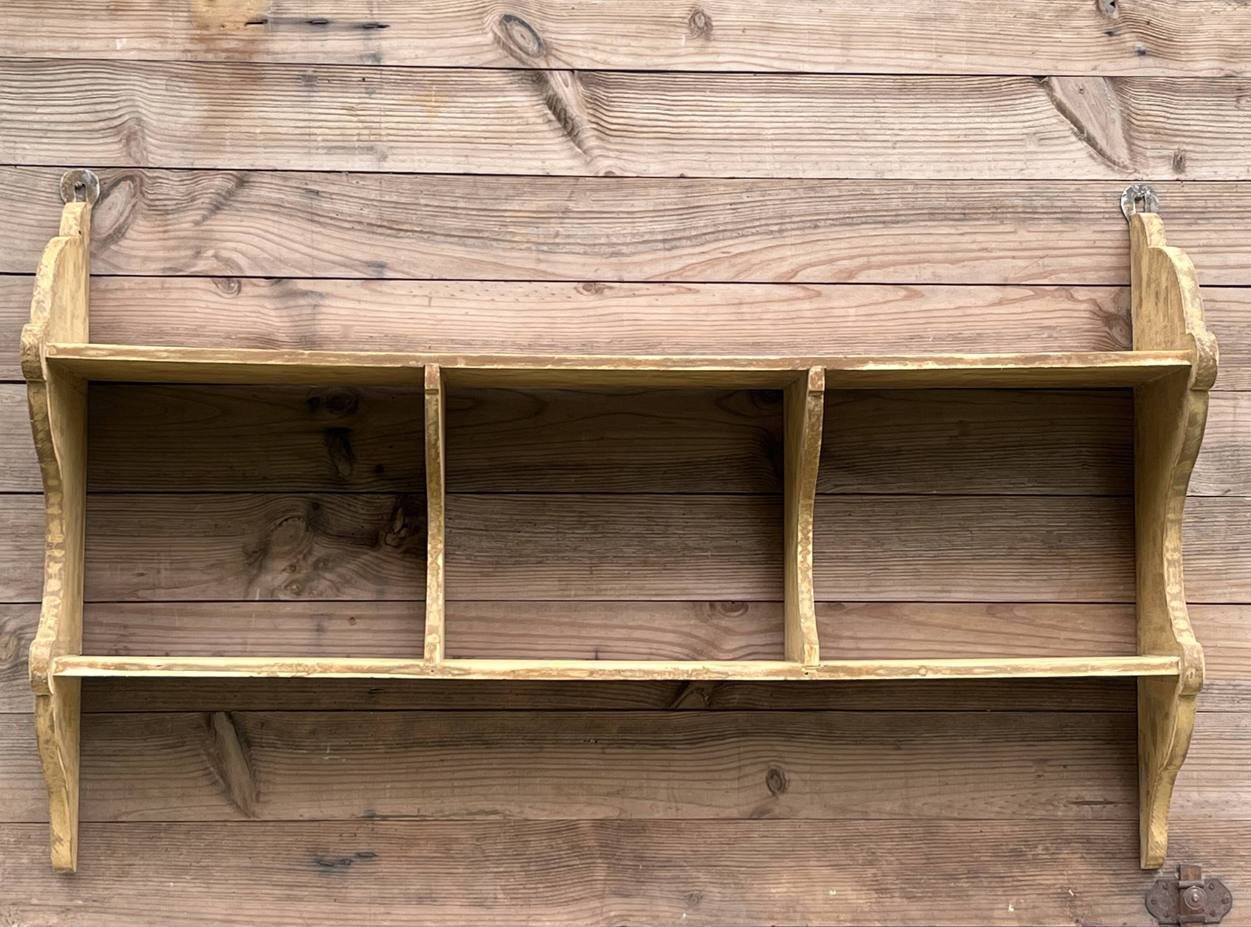 Large wall shelf, country style