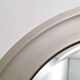 Round Silver Steel Wall Mirror Attributed to Sergio Mazza, Italy