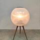 Space age tripot ball floor lamp vintage sphere