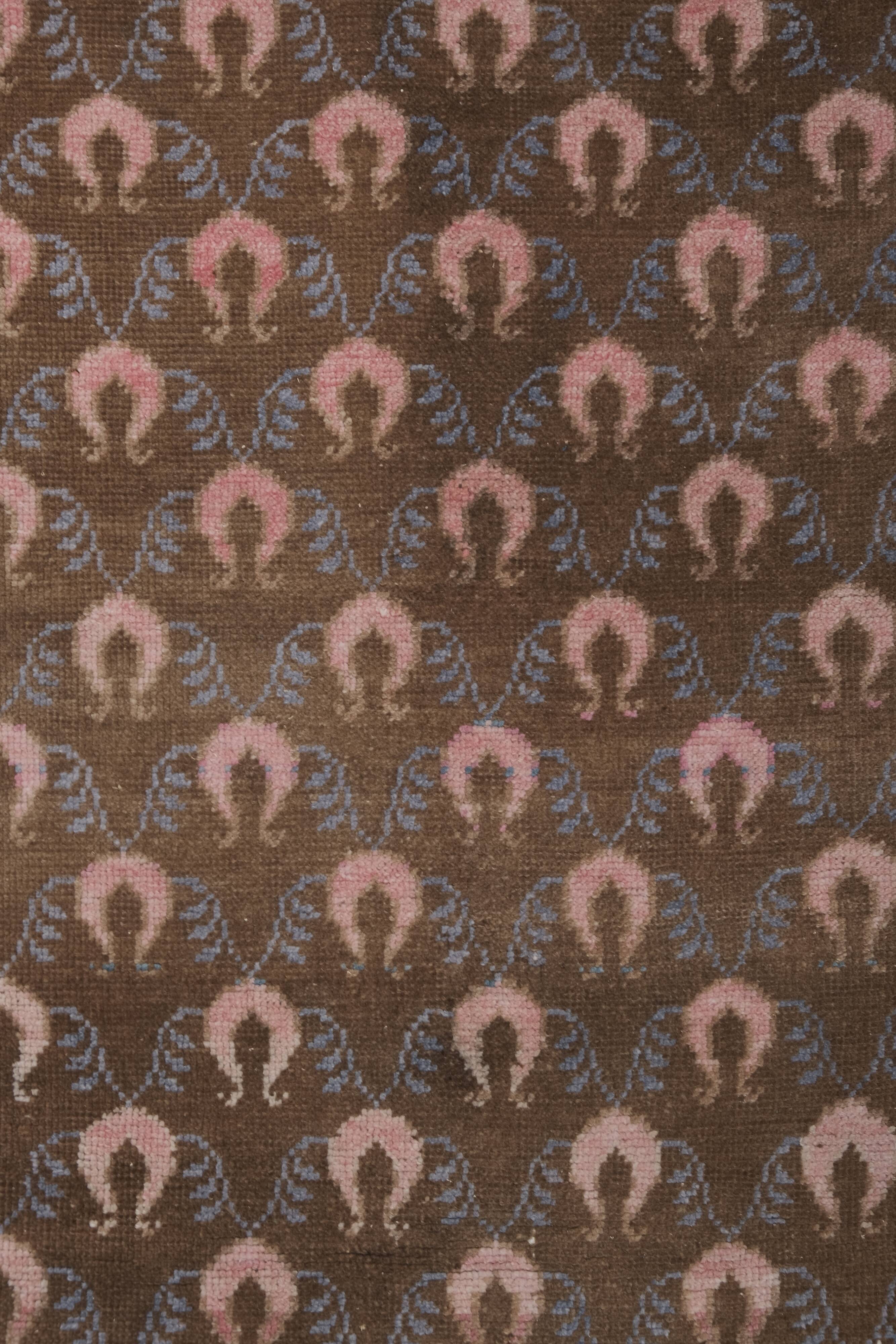 Vintage floral turkish runner