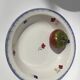 Mary Lou Digoin hollow dish blue edge diameter 25