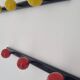 Duo of 4 and 5 ball coat racks