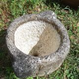 Reconstituted stone potiche