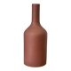 Iridescent brown bottle vase