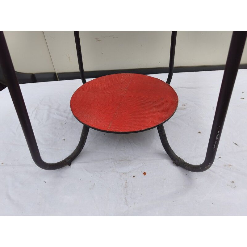 Table vintage fer et bois