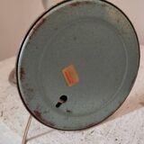 Vintage brushed aluminum wall lamp