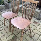 Pair of Baumann, Tacoma, vintage chairs, 1960s