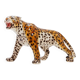Ceramic sculpture of a leopard by "Ceramiche Boxer" - Italy